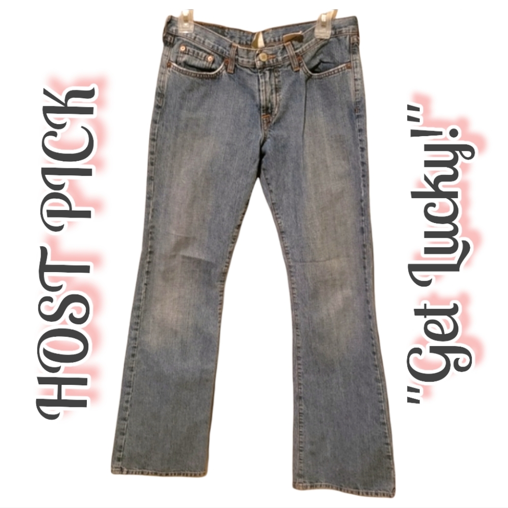HOST PICK 😊 VTG Lucky Brand Woman's Boot Cut Blue Jeans - Picture 1 of 7